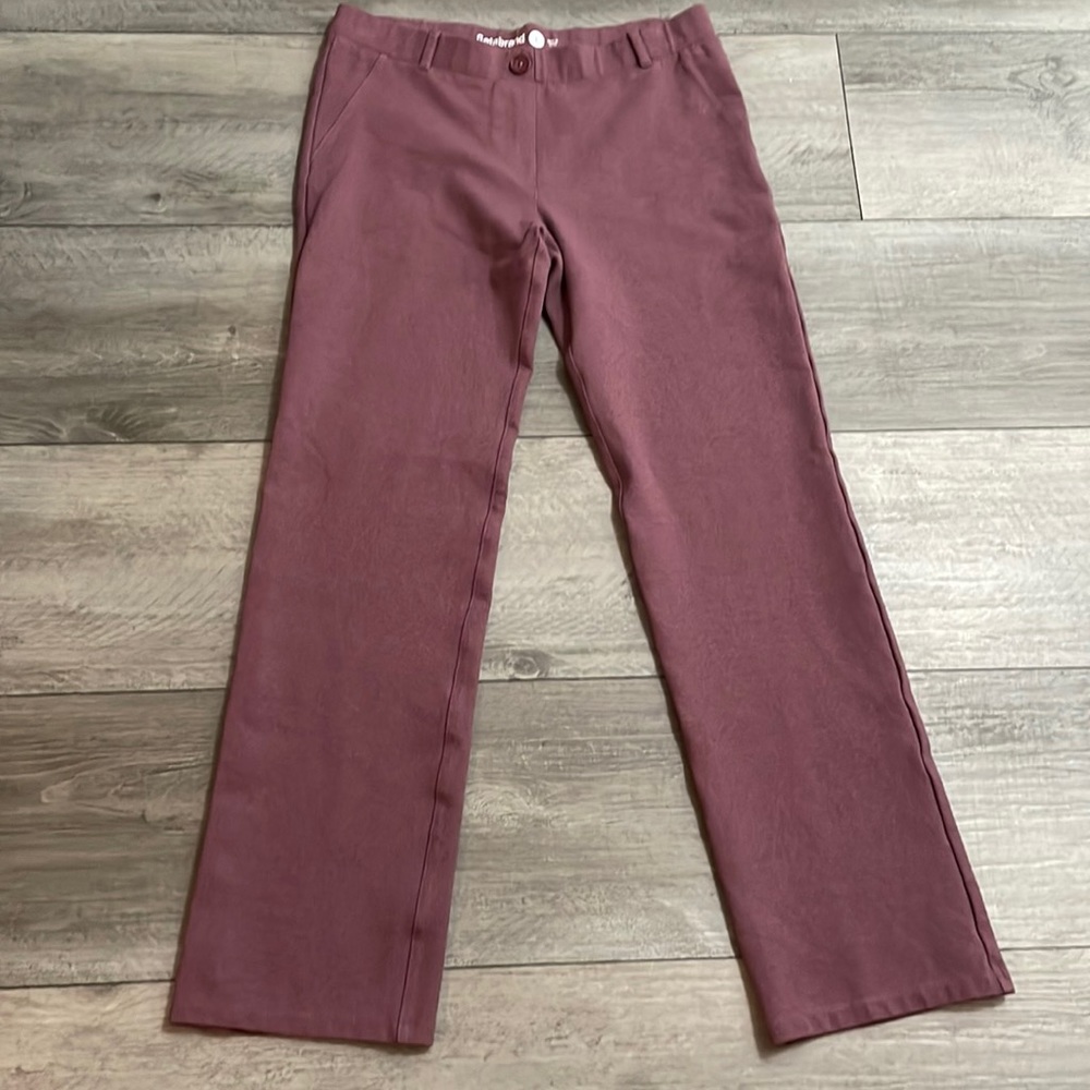Betabrand, Dress Pant Yoga Pants, Size Large, Mauve